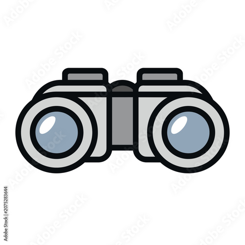 Twin Lens Camera Flat Vector Icon