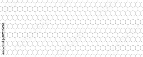 Abstract background with seamless geometric pattern . Geometry pattern hexagon. Hexagonal netting. Honeycomb background. Abstract vector background. 3D abstraction of nanotechnology and science .