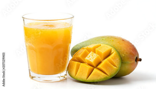 Mango Juice – Fresh Tropical Drink with Ripe Fruit