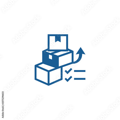 Boxes with an upward arrow.