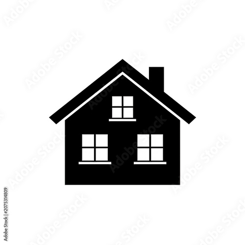 Simple House Outline Transparent Background