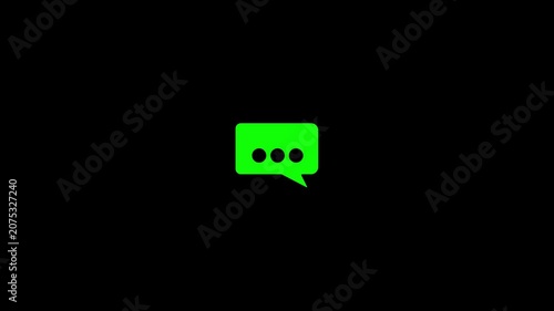Neon green glowing alien character floating in dark space with big eyes and smiley face