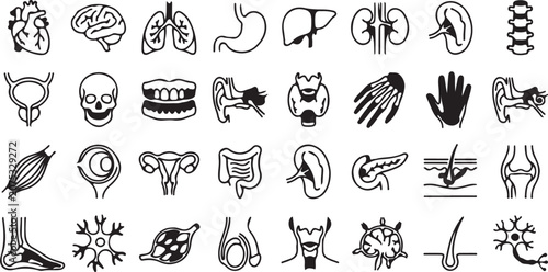 Mega Vector Icon Bundle: UI, Medical, Science, Food & Eco Symbols