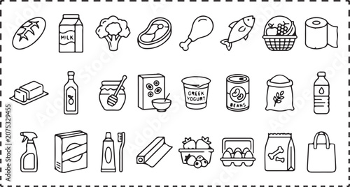 Mega Vector Icon Bundle: UI, Medical, Science, Food & Eco Symbols