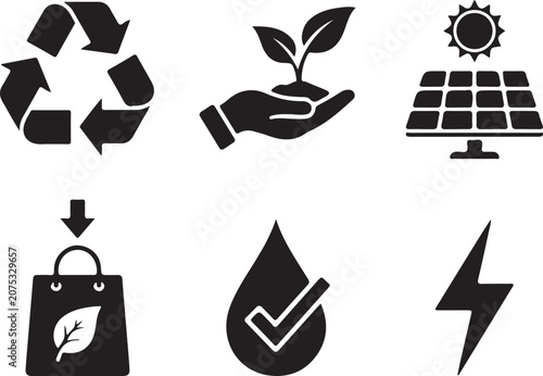 Mega Vector Icon Bundle: UI, Medical, Science, Food & Eco Symbols