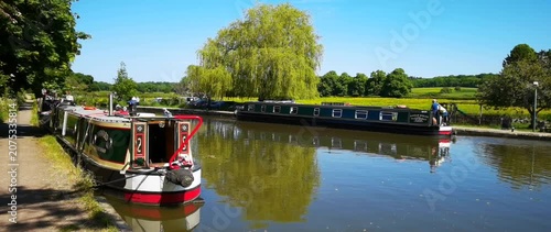 Stratford Canal Wootten Wawen Warwichsire England UK