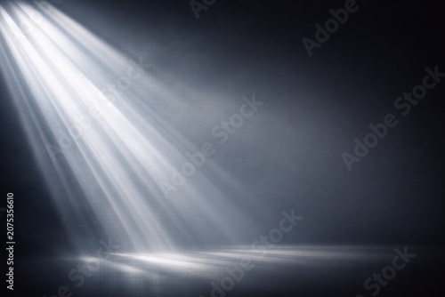 Premium Volumetric Light Beam Abstract Background
