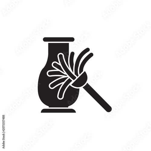 Foto Vase Duster Glyph Icon