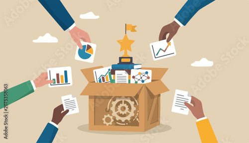 Photos Consolidate report or combine data, integration or connection get solution succe