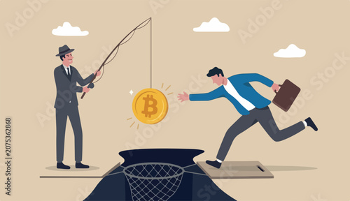 Canvastavla Crypto scams or fraud, liar create ICO initial coin offering to baiting greed in