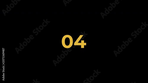 9 second animation. Alpha matte with transparent background with 4K Resulation.