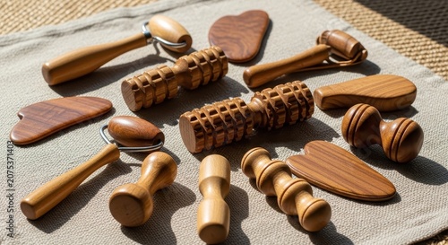 Wooden Massage Tools Enhancing Relaxation and Wellness Experience