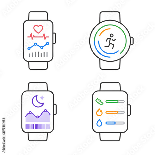 Smartwatch with various health tracking features.