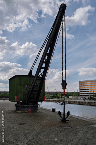 cranes in port