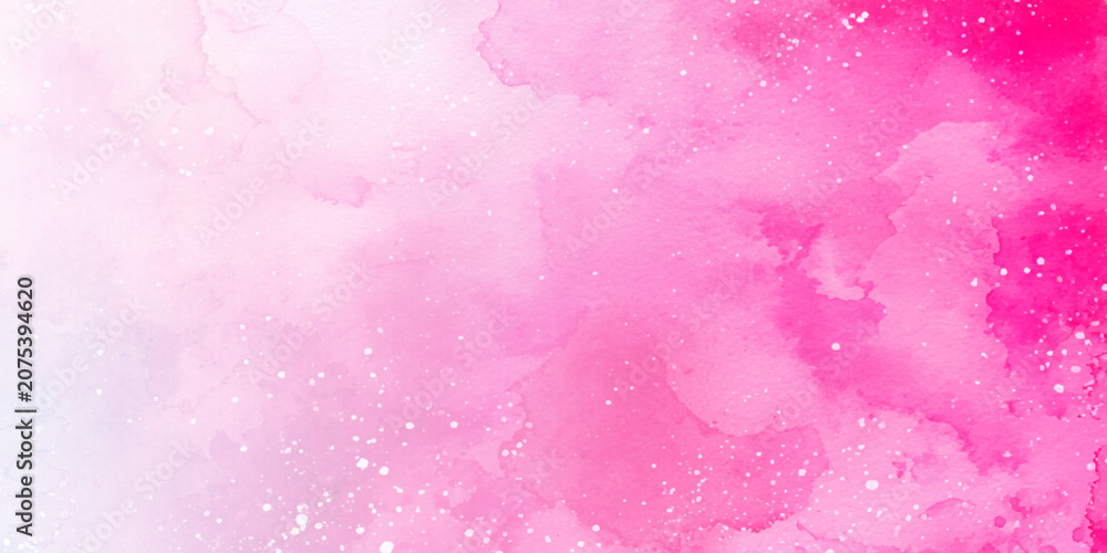Obraz premium Abstract watercolor pink gradient background, Soft gradient of pink hues creating a serene and dreamy background, Abstract vibrant pink and white gradient background, reflect red and pink spray paint.