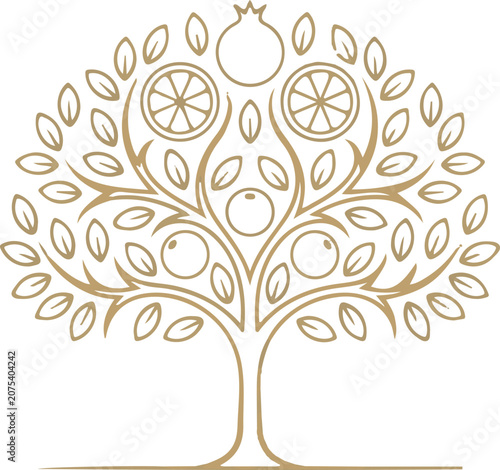 Luxury Tree of Life Logo Design