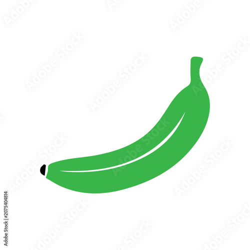Green Banana Fruit Icon