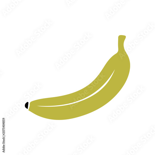 Stylized Banana Fruit Icon