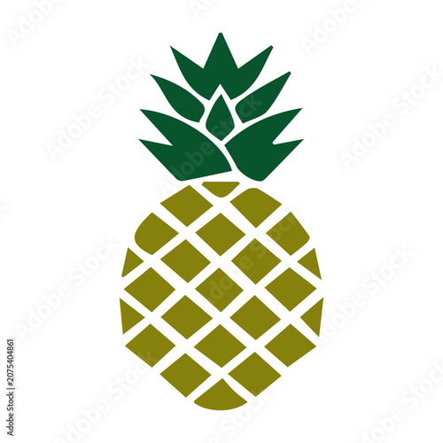 Vibrant Pineapple Illustration