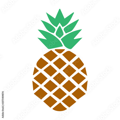 Stylized Pineapple Icon