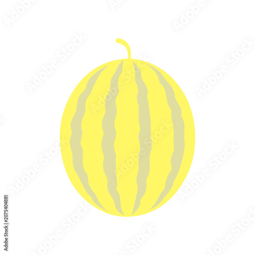 Yellow watermelon icon