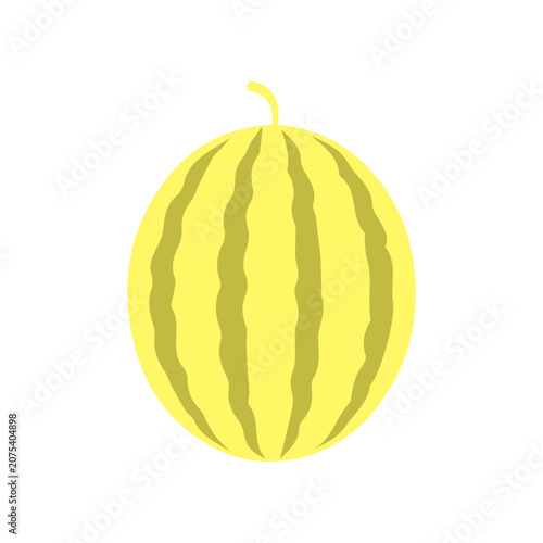 Yellow watermelon icon