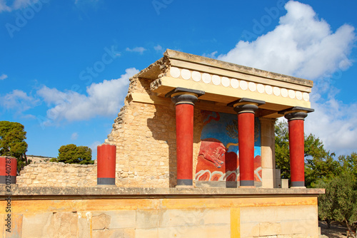 Quadro em tela Ruins of the Knossos palace