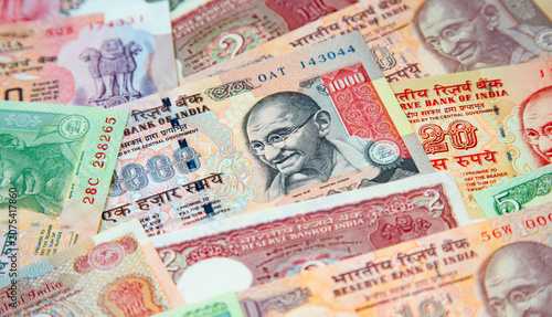 Obraz na plátne Indian banknotes