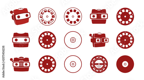 Vintage View-Master Reels and Viewers - Retro Toy Collection