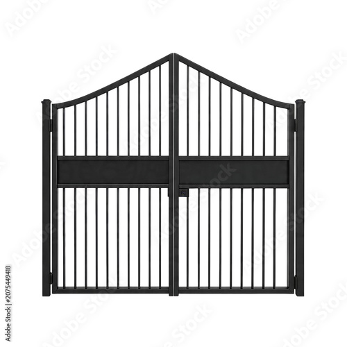 Iron gate, photograph asset