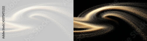 Fotografía Transparent png of fine sand dust cloud overlay with dynamic swirling motion and