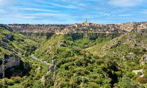 Panoramic view of the medie...
