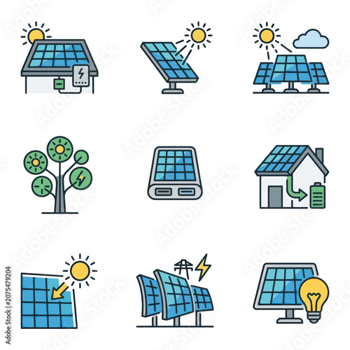 Solar Panels Renewable Energy Systems.