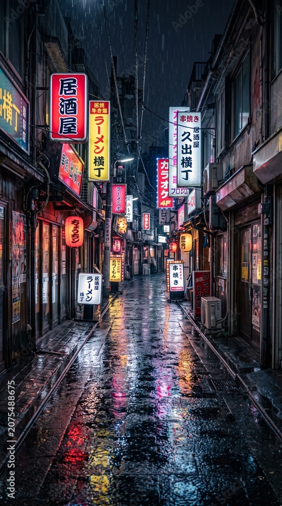 Fototapeta premium street at night