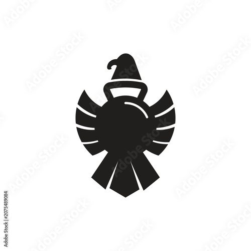 Eagle fitness gym vector logo design