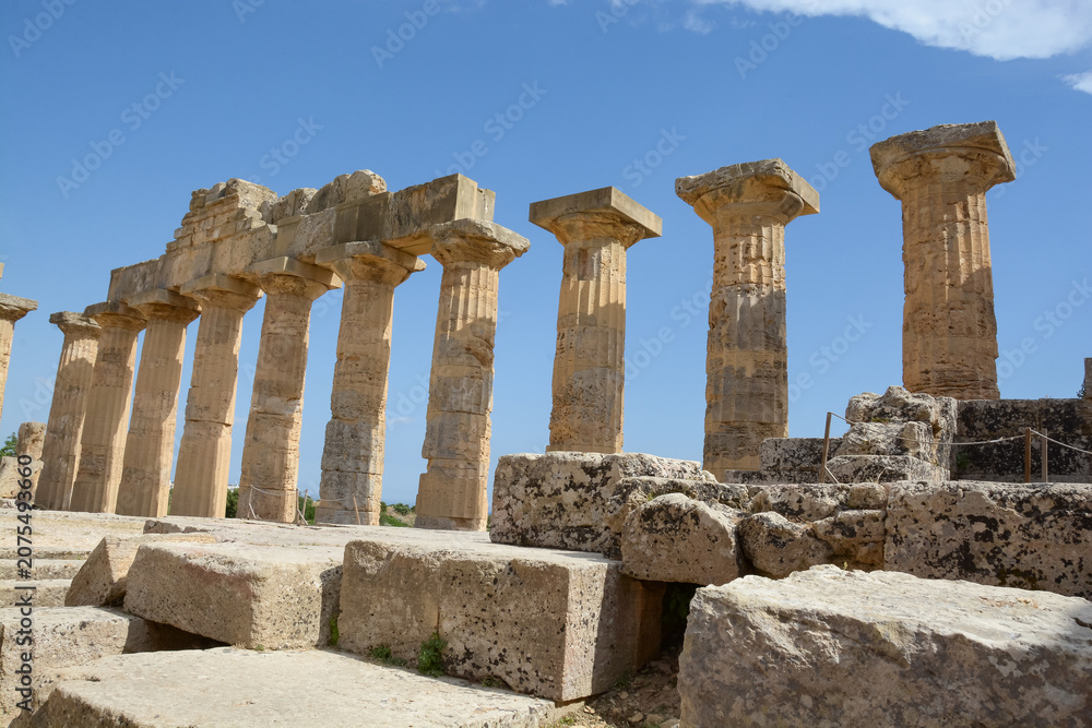 Fototapeta premium Site archéologique de Sélinonte - Sicile - Italie