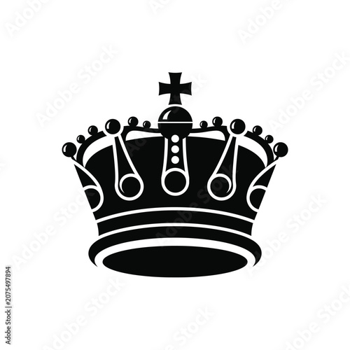 Obraz na plátne Royal Crown Symbol of Power and Authority.