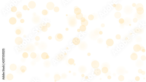 A soft, abstract background featuring glowing  bokeh lights on a transparendt backgroundd. Isolated, vector