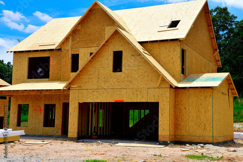 Konstfotografi New home construction ste