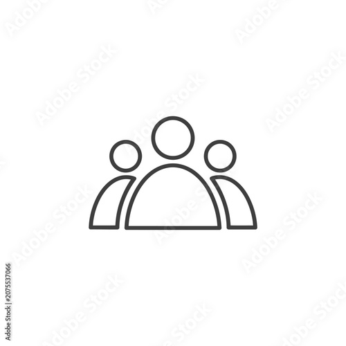 Community Icon – Symbol of Teamwork and Social Interaction