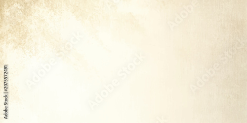 Vintage aged grunge parchment paper texture background with blank antique beige worn and stained paper canvas wallpaper
