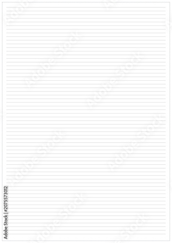 Blank ruled paper with horizontal lines for writing and notes  