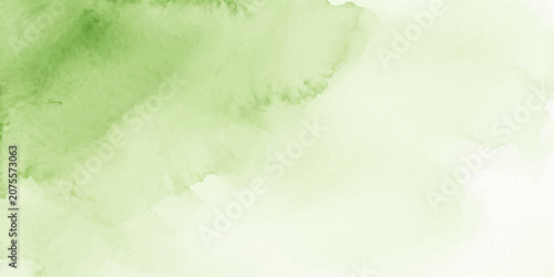Abstract watercolor green and blue sky cloudscape background with soft clouds, vintage grunge texture, smoke and water color wash, copy space, summer light, paper pattern