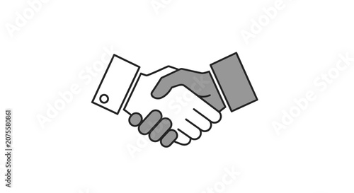 handshake vector illustration