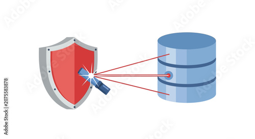 Cybersecurity and Database Protection Concept: A Shield Defending Digital Information and Cloud Servers against Cyber Attacks