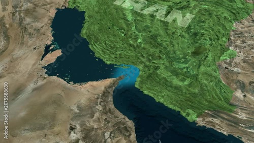 Strait of Hormuz on the world map. Strait Of Hormuz Map Animation. Map Animation of Hormuz channel and Bab Al Mandab through the Persian Gulf and Red Sea