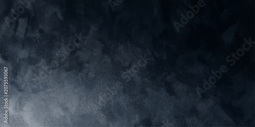 Foto Abstract White Smoke Cloud on Black Background with Dark Fog Mist Texture and Dr
