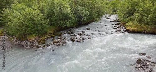 Meltwater in Jostedalsbreen National Park in Norway