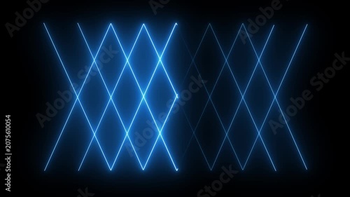glowing lines in vibrant colors like blue, pink, or green, often with a slight glow effect,4k animation Horizontal glowing colorful neon line animation .Neon color lines as colorful laser wallpaper