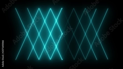glowing lines in vibrant colors like blue, pink, or green, often with a slight glow effect,4k animation Horizontal glowing colorful neon line animation .Neon color lines as colorful laser wallpaper